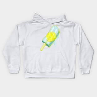 Sour lemon Ice block Kids Hoodie